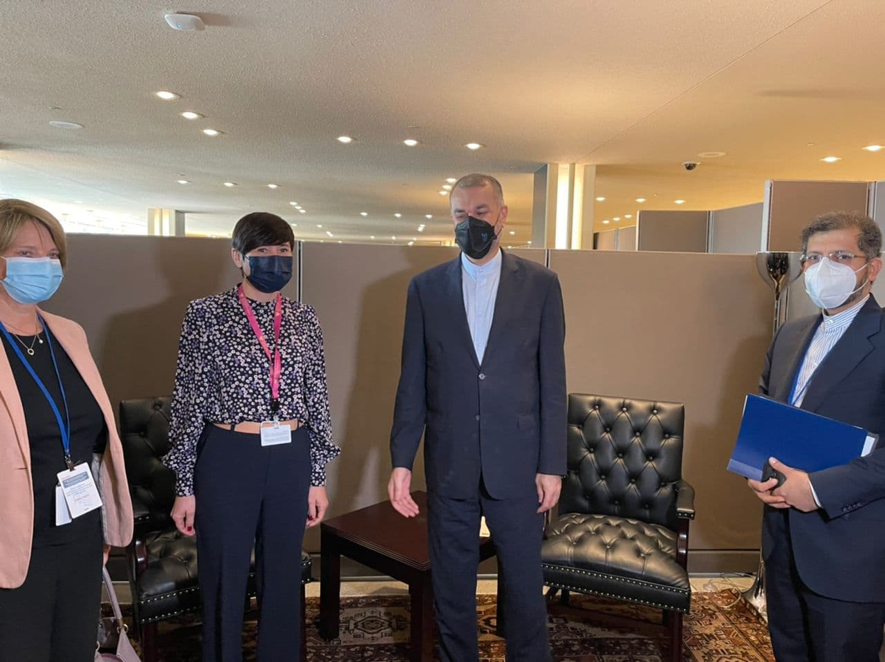 ملاقات دکتر امیرعبداللهیان با وزیر خارجه نروژ در نیویورک