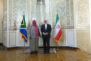 دیدار وزیر امور خارجه آفریقای جنوبی با دکتر ظریف