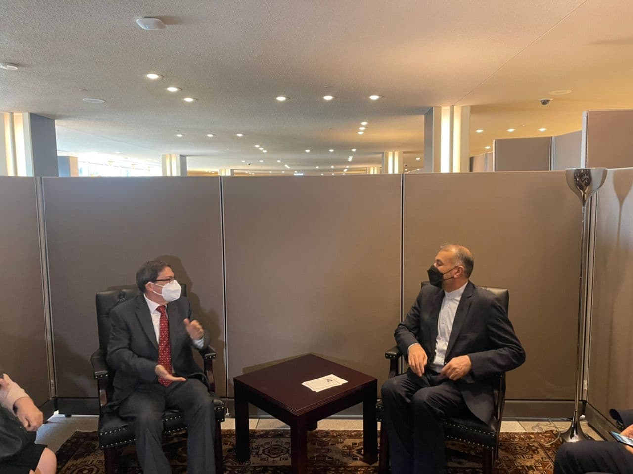 ملاقات دکتر امیرعبداللهیان با وزیرخارجه کوبا در نیویورک