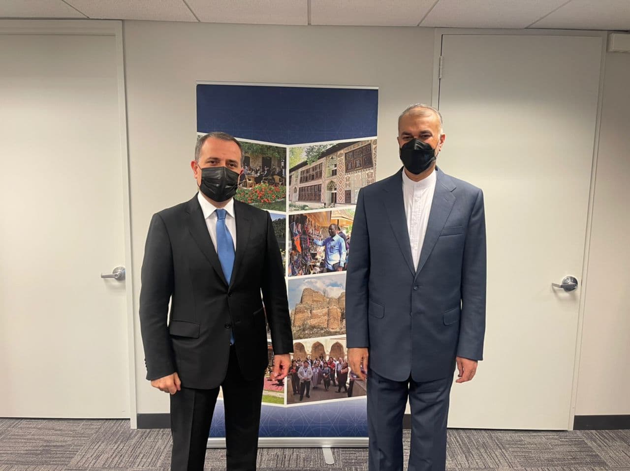 ملاقات وزیرخارجه با همتای آذربایجانی در نیویورک