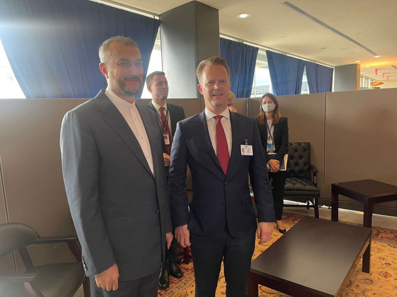 ملاقات وزیر خارجه با همتای دانمارکی در نیویورک